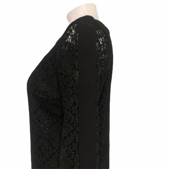 Vintage Handmade Black Lace Dress - Picture 5 of 7